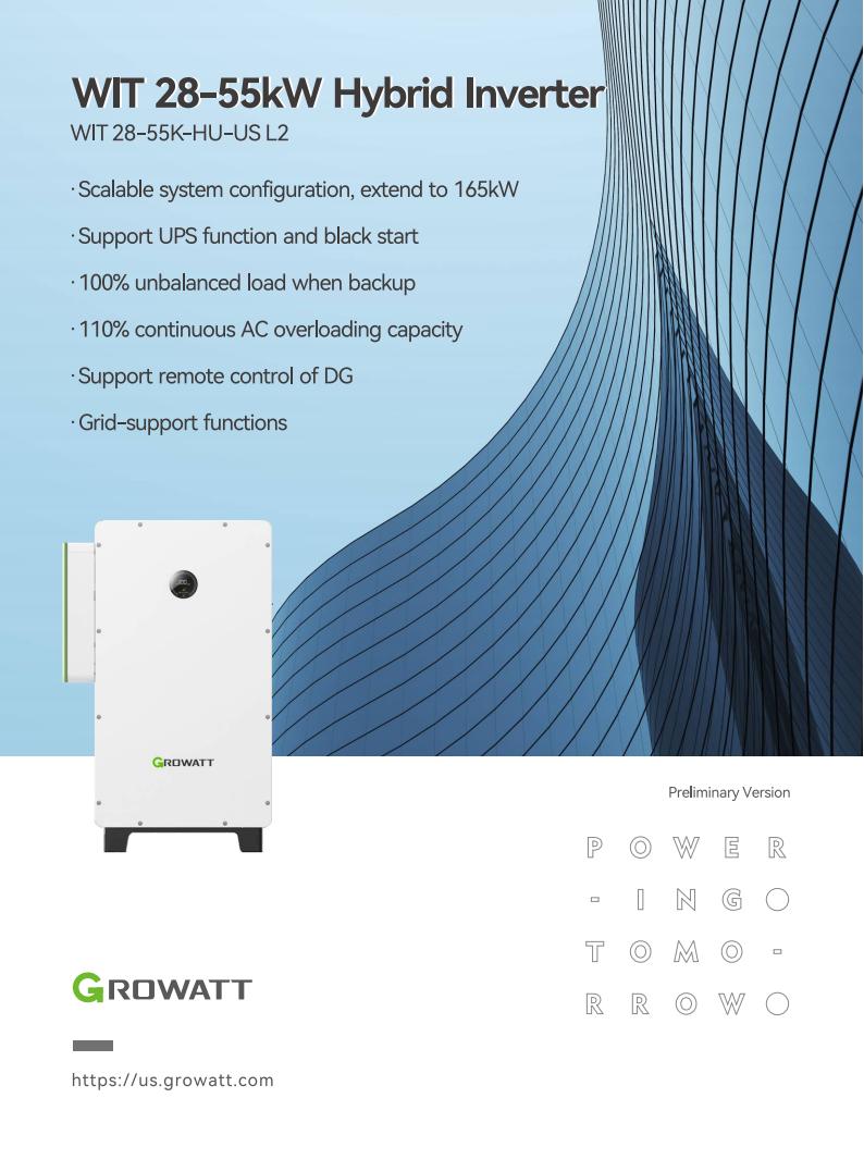 Deye Trina Solar Hybrid MPPT 40KW 50KW Commercial Solar Power System Kit