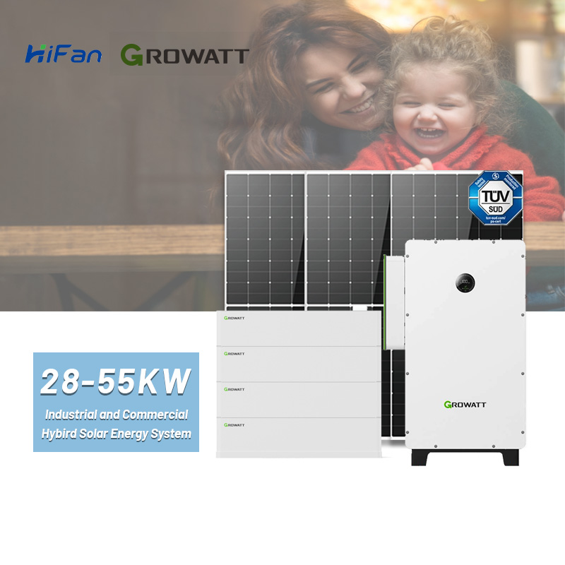 Deye Trina Solar Hybrid MPPT 40KW 50KW Commercial Solar Power System Kit