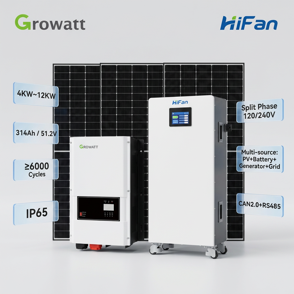 Deye Trina Solar Hybrid MPPT 40KW 50KW Commercial Solar Power System Kit
